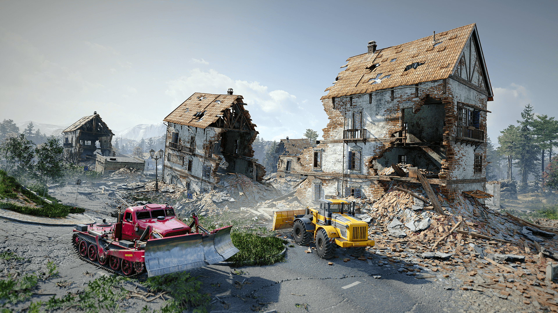 Destroyed Town