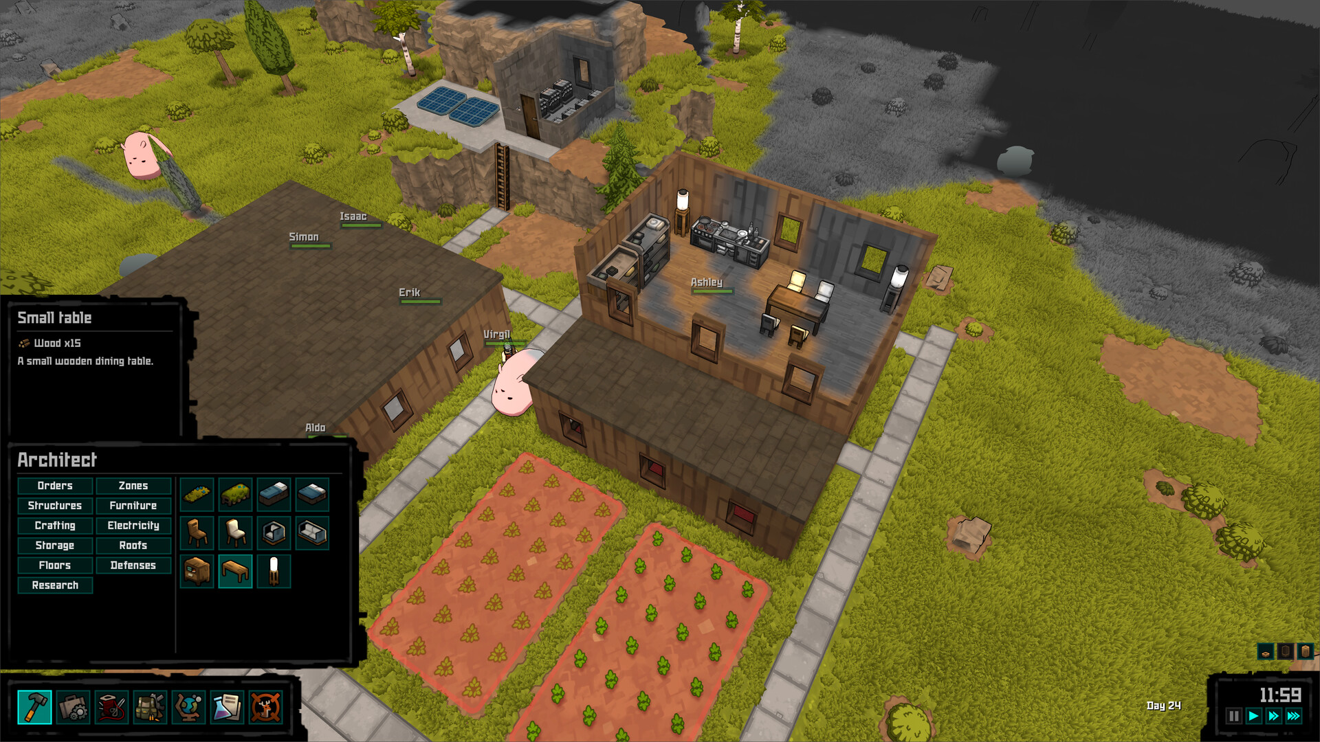 A player built base