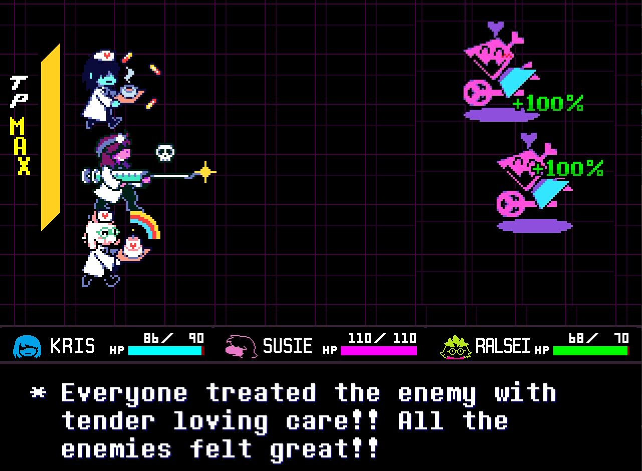 Deltarune gameplay screenshot