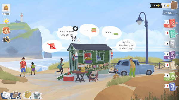 Tiny Bookshop gameplay screenshot